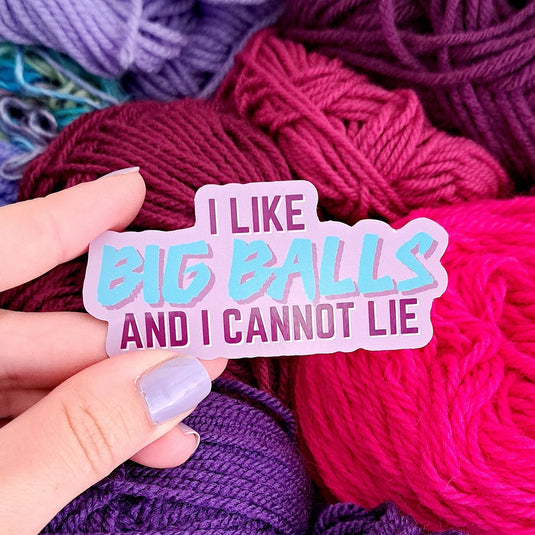 I Like Big Balls Sticker