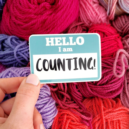 Hello I Am Counting! Sticker