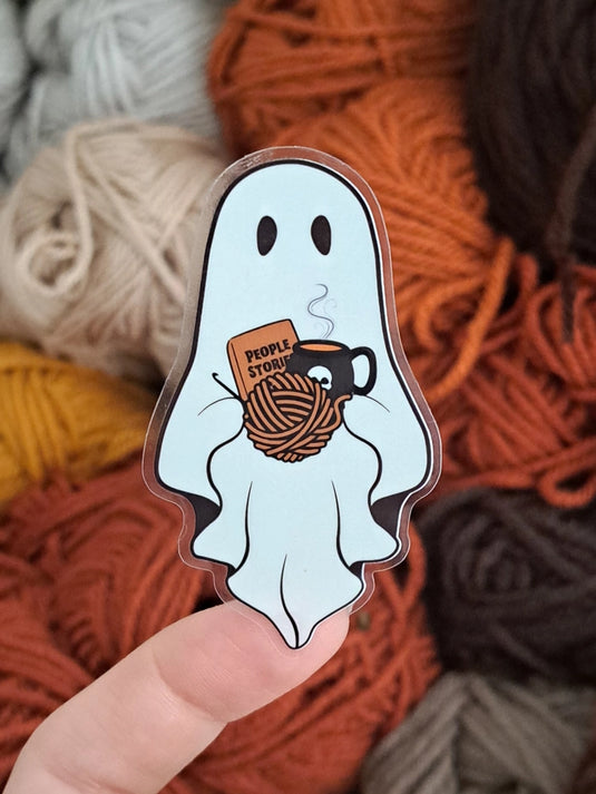 Cozy Ghostie Sticker