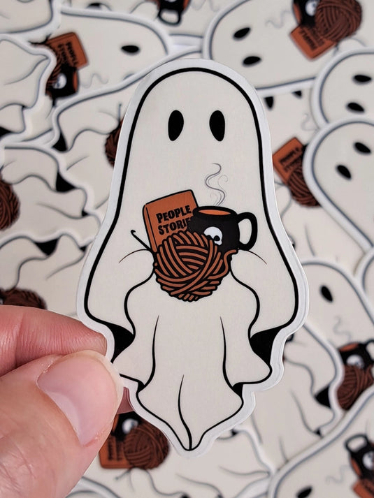 Cozy Ghostie Sticker