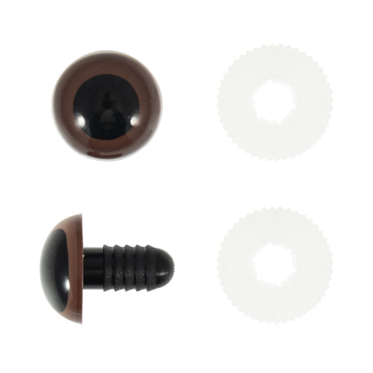 Toy/Safety Eyes: Teddy Brown: Set of Two