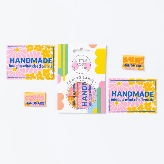 Bold Blooms Label & Patch Pack - Sewing Labels Tags