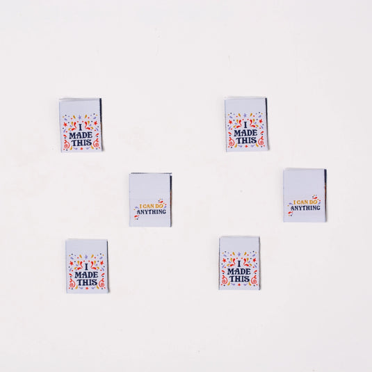 I Made This - I Can Do Anything - Sewing Labels Tags