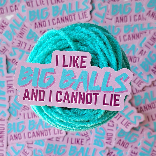 I Like Big Balls Sticker