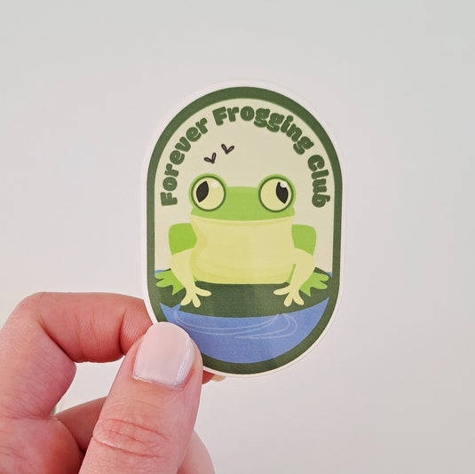 Forever Frogging Club Sticker