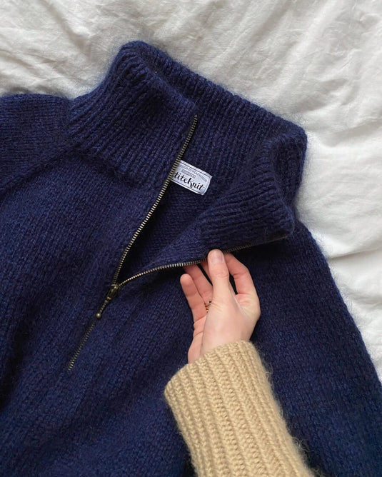 Zipper Sweater - Man Pattern